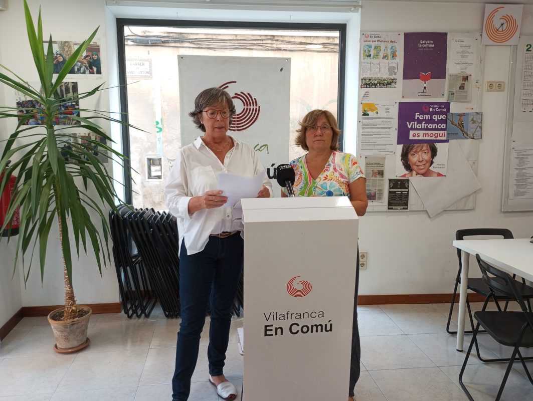 Vilafranca en Comú valora positivament el canvi de tarannà del nou alcalde però demana un projecte clar de ciutat.
